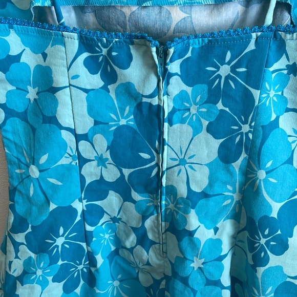 Vintage 13/14 Floral Print Sundress - Picture 5 of 8